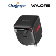 Valore PD35W GaN Wall Charger with Retractable Cable (PA-012)