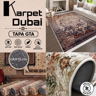 KMS  (Grip plus) Carpet Dubai 5D | DxB Karpet Dubai tapak Getah 6XL (200x300)CM | Latest Design | Hi