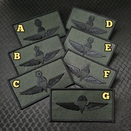 Parachute Embroidery Patches Series (02)