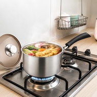 Heavy Duty Stainless Steel Extra Deep Stock Pot with Handles 16cm / 18cm