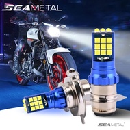 SEAMETAL Motorcycle Headlights High Quality 30W 12V-24V Motorcycle Led Lights P15D H4 Bulb