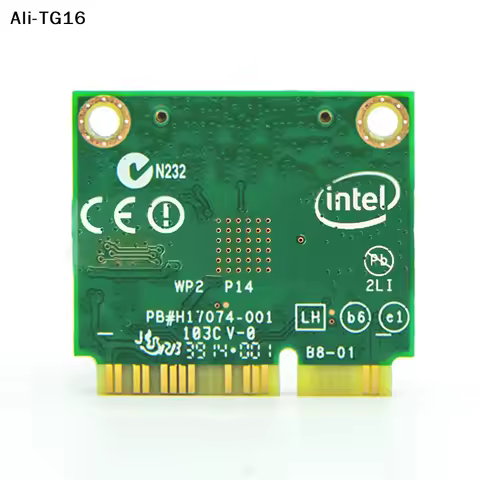 (YY)1Pc 2025 New AC 7260 7260HMW Mini PCI-E Dual-Band 2.4G/5Ghz Wireless Network Card Bluetooth 4.0 