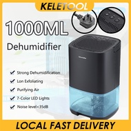 🔥SG Inventory🔥 1000mL Dehumidifier Air Purifier Moisture Absorber 3 Modes Silent and fast Energy-sav