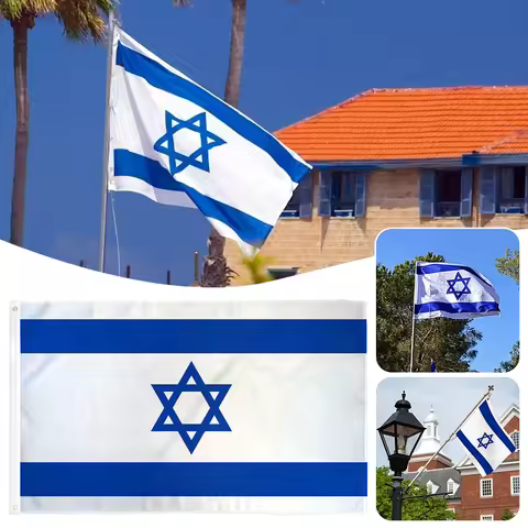 90*150cm Israel Flag Wear-resistant Israel-Country Flag Wear-resistant Smoothing Texture Israel-Coun