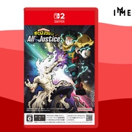 (PRE-ORDER 03 SEP 2026) SWITCH-2 MY HERO ACADEMIA ALL'S JUSTICE (R2/JP) (GAME) (ENG)