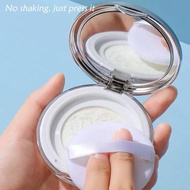 Loose Powder Container with Puff Refillable Empty Powder Compact Makeup Powder Travel Container