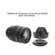 【廖琪琪昭和相機舖】TAMRON AF 28-300mm F3.5-6.3 MACRO 全幅旅遊鏡 A061 NIKON
