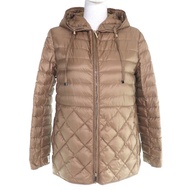 【5積分】成色極佳 △ max Max Mara The Cube 94810607 絎縫羽絨服，後帶，ブラウン，正品，女款