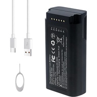 Bateri Gantian Serasi dengan eufy Security Video Doorbell E340, dengan Port USB-C, Bateri Boleh Dica