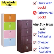 KTY Codey 8 Doors Book Cabinet With Lock locker cabinet 8 doors cabinet kabinet kanak kanak kabinets