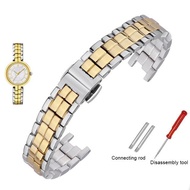 ❂ สำหรับ Tissot t094.210A Solid Metal WatchBand สายรัดข้อมือสร้อยข้อมือ 1853 T094 Flamenco Series สา