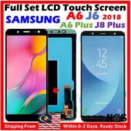 AMOLED Full Set LCD Touch Screen For SAMSUNG Galaxy A6 / SAMSUNG Galaxy J6 / SAMSUNG Galaxy A6 Plus / SAMSUNG Galaxy J8+