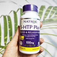5-HTP Plus Mood & Relaxation Time Release 100mg 150 Tablets (Natrol®) Extra Strength สารสกัดเมล็ดกริ