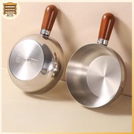 [8C15] Stainless Steel Instant Noodle Pot, Small Pot For One Person, High-value Appearance, Peach Wo
