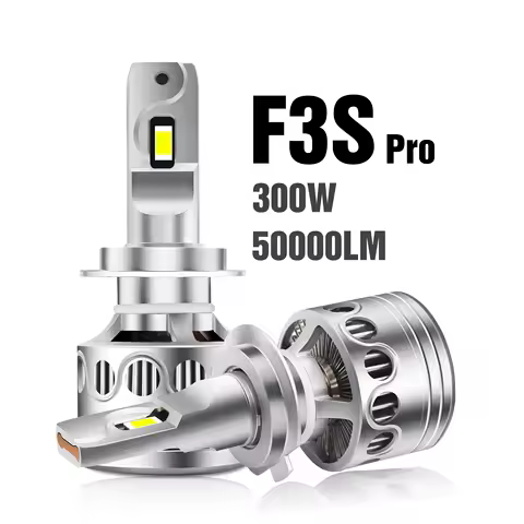 F3S PRO H7 LED Lights Bulbs 9006 H11 LED 9005 H4 LED Headlight H1 300W 50000LM 6000K White Car Headl