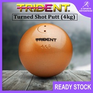 Trident Turned Shot Put Lontar Peluru (4kg) Trident Turned Shot Putt Steel Ball Bola Besi Sukan