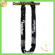 Kaedear Bike Lock Chain Lock with Key, Length 1000mm, Square Chain Diameter 6mm, High Durability Cyl