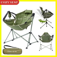 Camping Chair Foldable Chair Outdoor Swinging Chair Portable Folding Chair Rocking Chairs