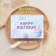 Birthday Wishes Card Printed - 1pcs