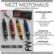SHOWA ADJUSTABLE SHOCK ABSORBER SUSPENSION HONDA VARIO / EGO / NVX / NMAX / NOUVO 310mm - 320mm