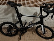 平放JAVA CL-Carbon 451 22速 20寸碳纖維小輪公路單車Road bike