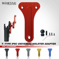 SOETAC IPSC IDPA T-Type Adjustable Tactical Adapter CNC Aluminum Competition Gear Multi-Angle Adjust