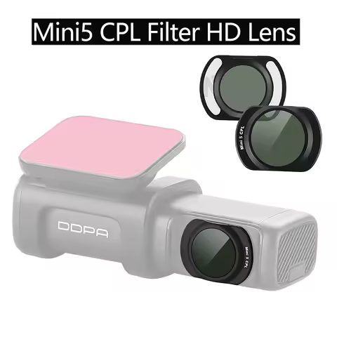 for DDPAI Dash Cam Mini5 4K CPL Filter HD Lens Dust Protection Anti Glare CPL Filter