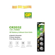GP Lithium Coin Cells Battery CR2032 [ Card of 5s ] (5004LC AWI L14 EA2032C BR2332 RFA-35 SB-T15) 20