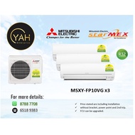 MITSUBISHI ELECTRIC STARMEX SYSTEM 3 INVERTER AIRCON WITH INSTALLATION (5 TICKS)