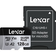 Lexar Silver Plus microSDXC RW 205/150 ความจุ (64GB 128GB 256GB 512GB 1TB)