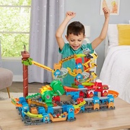 Vtech　智能滾球積木建構軌道組-恐龍樂園