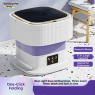 BYTEZY Portable Washing|11.5L Foldable Mini Washing| with Drye Laundry Washer Travel