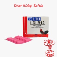 Philippine Chicken Vitamin LDI B-12 (1 strip) Chicken Supplement Medicine B12
