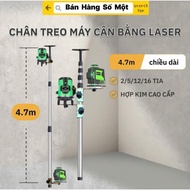 Laser leveling tripod bracket, Core shooting tripod, Laser hanging pole with 2,5,12,16 beams 4.7M hi