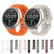 Breathable Soft Silicone Strap Sport Replacement Watchband for Amazfit Active 2 / Active 2 Square /A