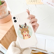 Lovely reindeer square edge iphone case iphone 7plus 8plus xsmax 11 pro max 12 prm 13 14 promax 15pr