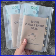 ∆ ♆ ➭ Ipon Challenge 2025 Chinkee Tan Card 5 10 20 Booklet with Pouch Bill Alkansya Peso Sense Mini