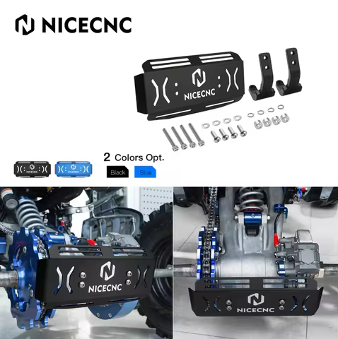 NICECNC ATV Rear Bumper Bash Guard For Yamaha Raptor 700R 12 16-20 700 06-11 13-20 19 Disc Sprocket 