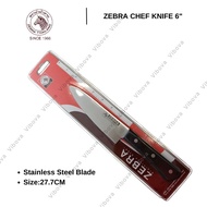 ZEBRA Chef Knife 6" Stainless Steel Blade