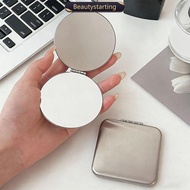 BEAUTYSTARTING Portable Pocket Mirror Stainless Steel Folding Double Sided Mirror for Travel Makeup 
