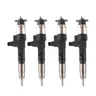 4PC 095000-6800 1J574-53050 1J705-53051 1J500-53052 Diesel Fuel Injector For Denso Kubota V3800  D V