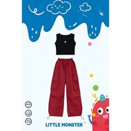 Korean Style Children's Cargo Pants Wide Long Sports Size: 120-160cm DA-Y
