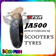 FKR 100/90-10 TAYAR SCOOTER TYRE TUBELESS JA500 JA600