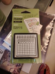 日本限定 Paintable Stamp 月曆印章