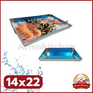 Seafood Tray Stainless Steel Size 14x22