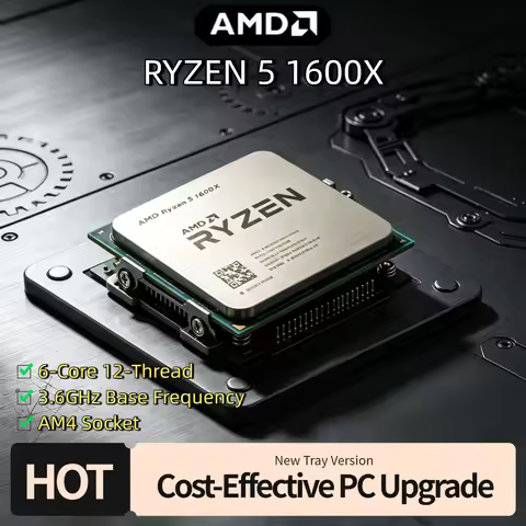 AMD Ryzen 5 1600X R5 1600X 3.6GHz Six Core Twelve Thread CPU 95W L3 16M Desktop Gaming Processor Soc