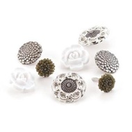 Basic Grey Little Black Dress Eclectic Embellishments for Scrapbooks Journals