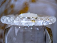 【玻璃體藍月光石】高品藍月光 顆顆帶效應|水晶手鍊 一物一拍