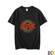 Acdc Est 1963 Merchandise Blue 80S Simple Fashion Keep Present Tv Crew Neck Aesthetic Blouse Creative Game Cheap Slim