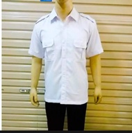 COD- KEMEJA PDH PRIA LENGAN PENDEK PUTIH / KEMEJA PDH putih ASN/P3K/Umum/ lapangan